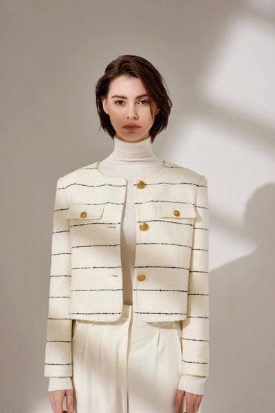 Soho Stripe Tweed Jacket – Parisa New York