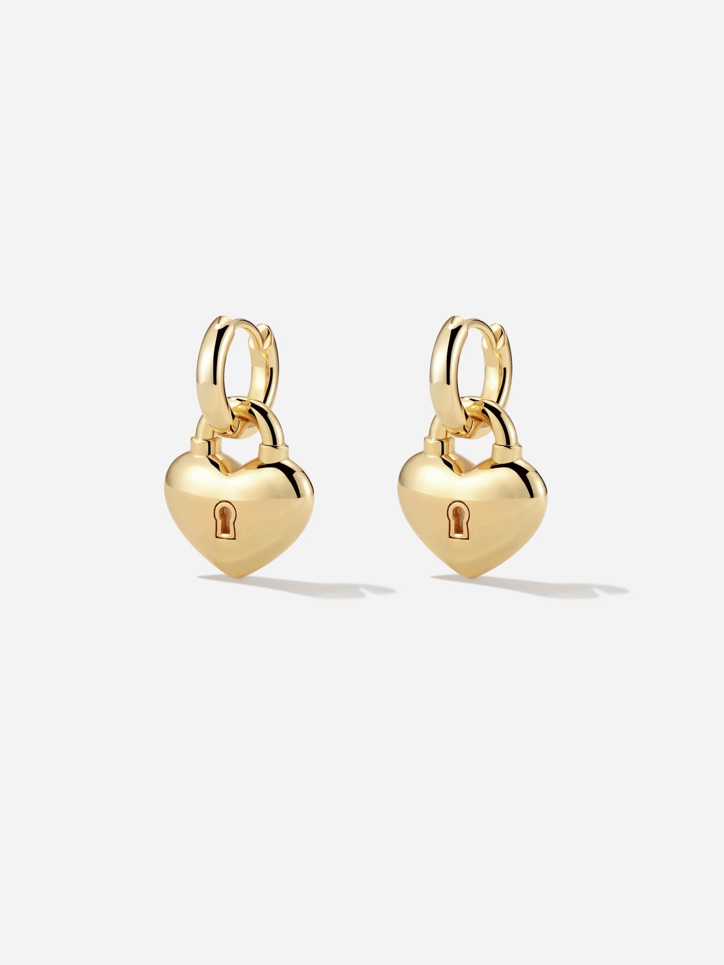 Heart Lock Earrings