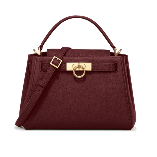 Madison Top Handle Bag - Pebbled