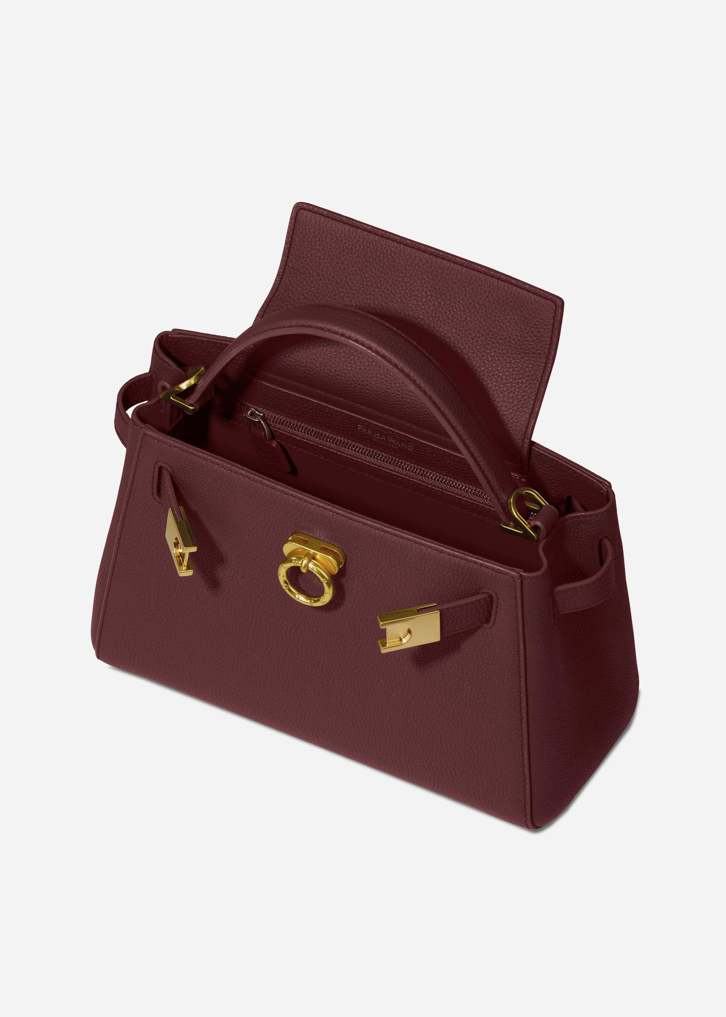 Madison Top Handle Bag - Pebbled