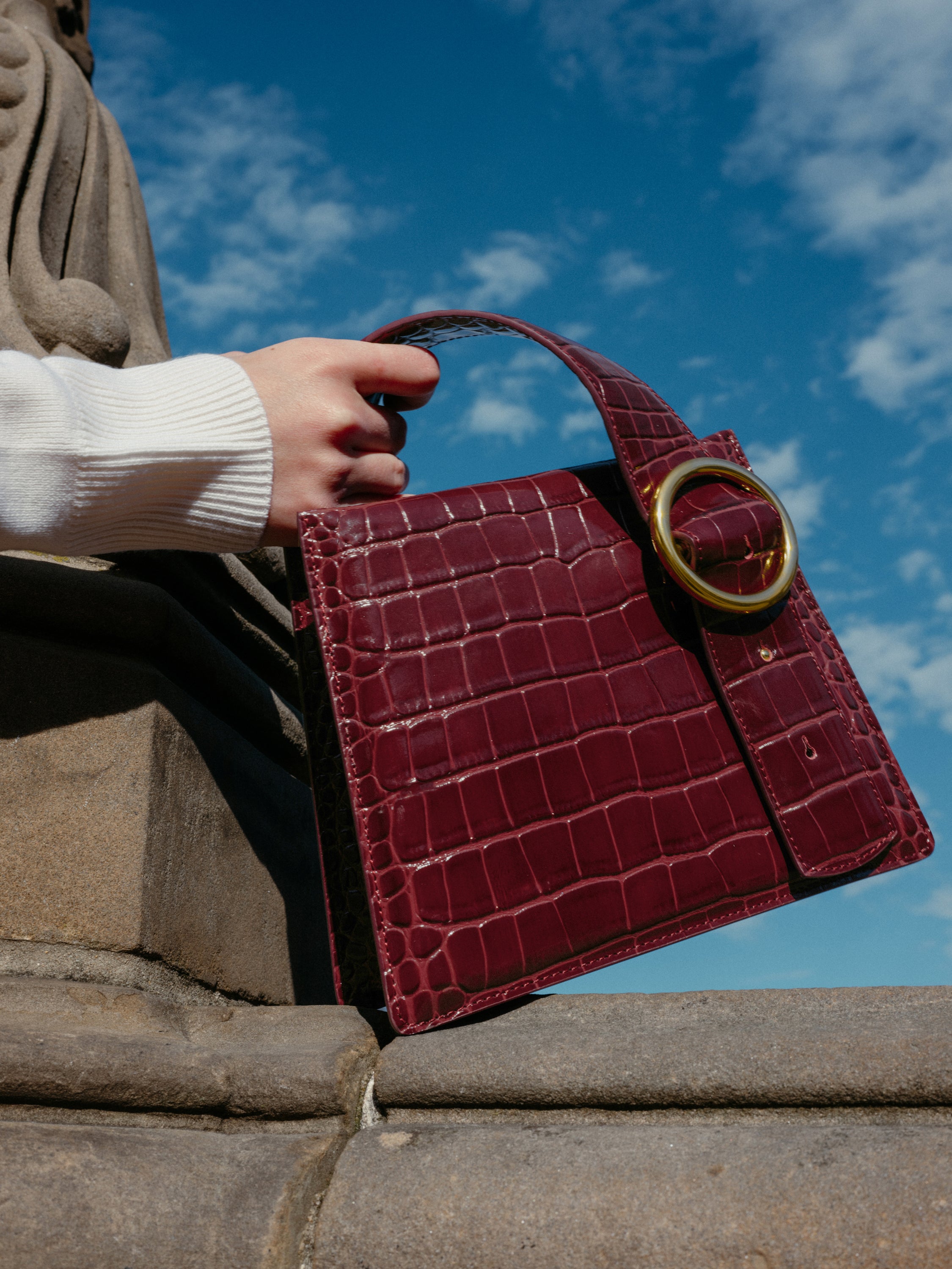 Burgundy discount handbags australia