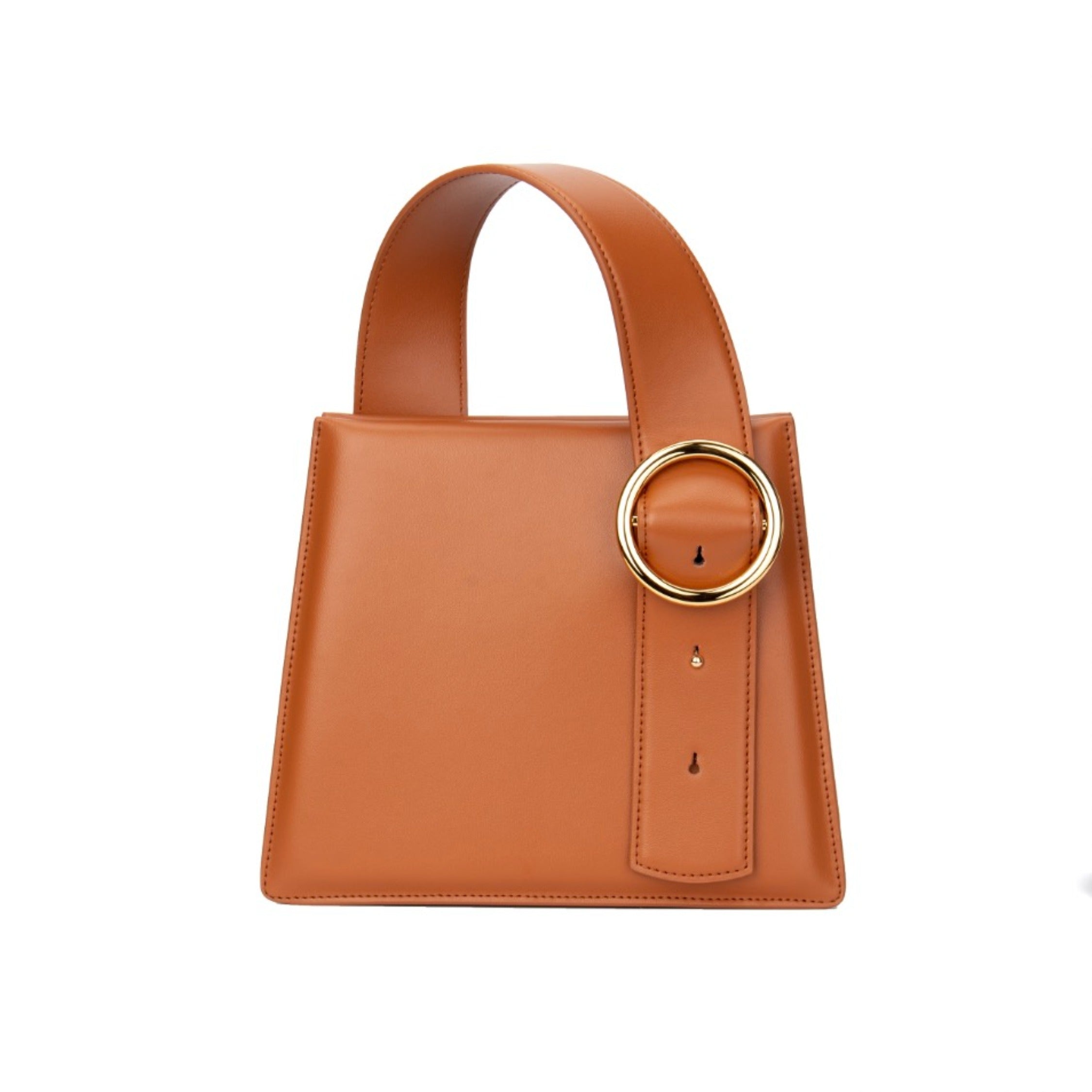 Leather top handle clearance bag